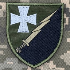 Шеврон 305 окремий полк радіоелектронної боротьби олива