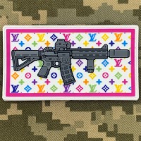 PVC патч AR Louis Vuitton білий
