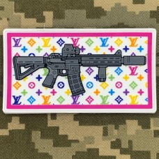 PVC патч AR Louis Vuitton білий