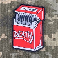 PVC патч DEATH ЦИГАРКИ червоні