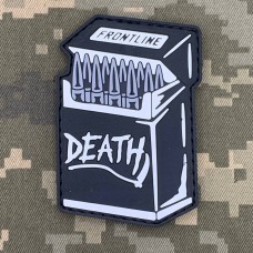 PVC патч DEATH ЦИГАРКИ чорні