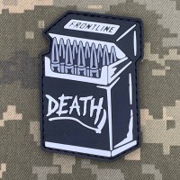 PVC патч DEATH ЦИГАРКИ чорні