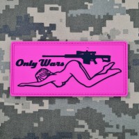 PVC патч OnlyWars Sniper Pink