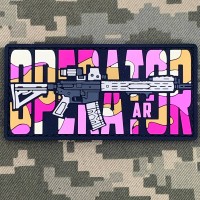 PVC патч Operator AR pink camo
