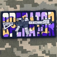 PVC патч Operator AR purple camo