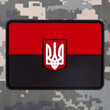 PVC патч Прапор червоно-чорний