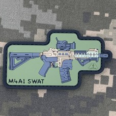 Купить PVC патч M4A1 SWAT в интернет-магазине Каптерка в Киеве и Украине