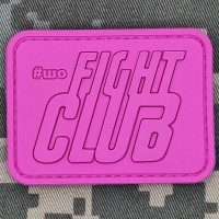 PVC патч fight club pink