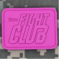 PVC патч fight club pink