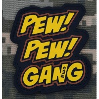 PVC патч Pew Pew Gang