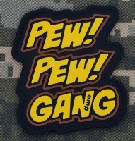 PVC патч Pew Pew Gang