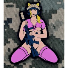 PVC шеврон TACTICAL GIRL Pink