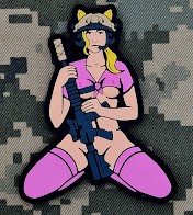 PVC шеврон TACTICAL GIRL Pink