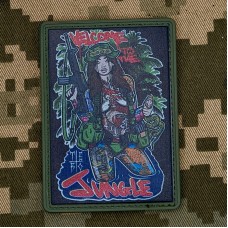 PVC нашивка Tactical Girl Tatoo Jungle