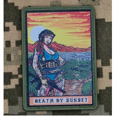 PVC нашивка Tactical Girl Tatoo Sunset