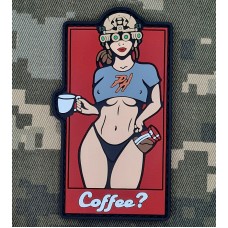 PVC патч Coffee? RED