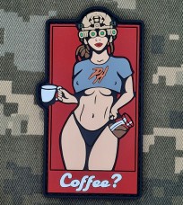 PVC патч Coffee? RED