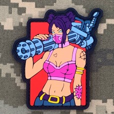 Купить PVC патч Tactical Girl Червона в интернет-магазине Каптерка в Киеве и Украине