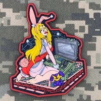 PVC патч CYBER BUNNY blonde PVC патч CYBER BUNNY blonde