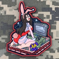 PVC патч CYBER BUNNY brunette PVC патч CYBER BUNNY brunette