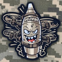 PVC патч Delivery coyote