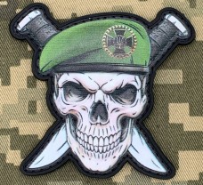Купить PVC патч ДПСУ Череп в береті в интернет-магазине Каптерка в Киеве и Украине