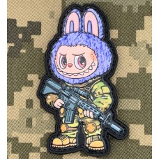 PVC патч Лабуба бузковий