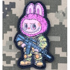 PVC патч Лабуба рожева