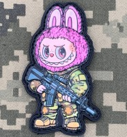 PVC патч Лабуба рожева