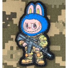 PVC патч Лабуба синя