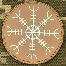 PVC патч Шолом жаху Coyote люмінесцентний