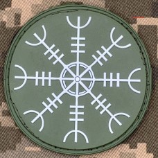 PVC патч Шолом жаху green люмінесцентний