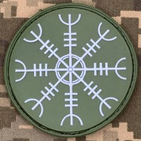 PVC патч Шолом жаху Green