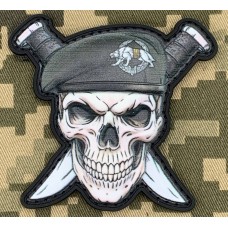 PVC патч ССО Череп в береті