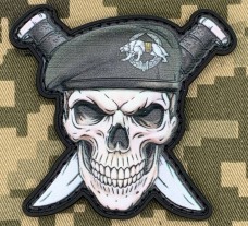 Купить PVC патч ССО Череп в береті в интернет-магазине Каптерка в Киеве и Украине