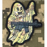 PVC патч Тактичний Привид Camo