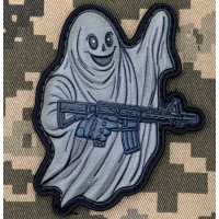 PVC патч Тактичний Привид Grey