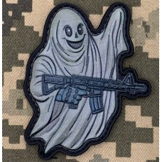 PVC патч Тактичний Привид Grey