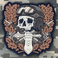 PVC патч Танкіст койот