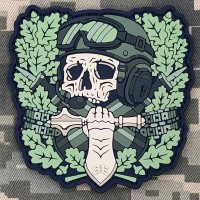 PVC патч Танкіст олива