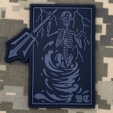 PVC патч Вихорь Black-grey