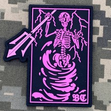PVC патч Вихорь Pink-black