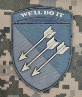 PVC шеврон 118 ОМБр We'll Do It 3D новий знак Олива