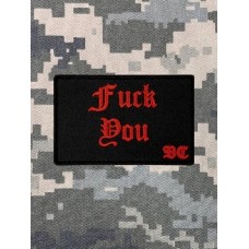 PVC патч Fuck you Red