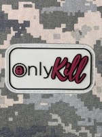 PVC патч OnlyKill pink