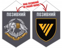 Вимпел 7 полк Рейнджер ССО з позивним на замовлення