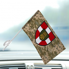 Автомобільний прапорець 100 окрема механізована бригада Піксель