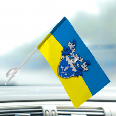 Автомобільний прапорець 101 ОБрО ГШ ЗСУ Герб