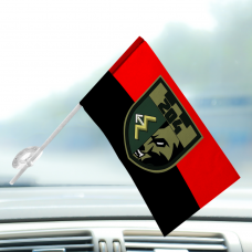 Автомобільний прапорець 204 ОБТРО Червоно-чорний