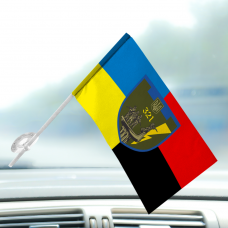 Автомобільний прапорець 321 батальйон ТРО Київ combo